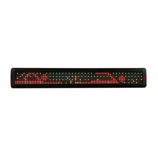 EUROLITE Insegna LED Scorrevole 7x80 USB LAN - Display Pubblicitario Programmabile