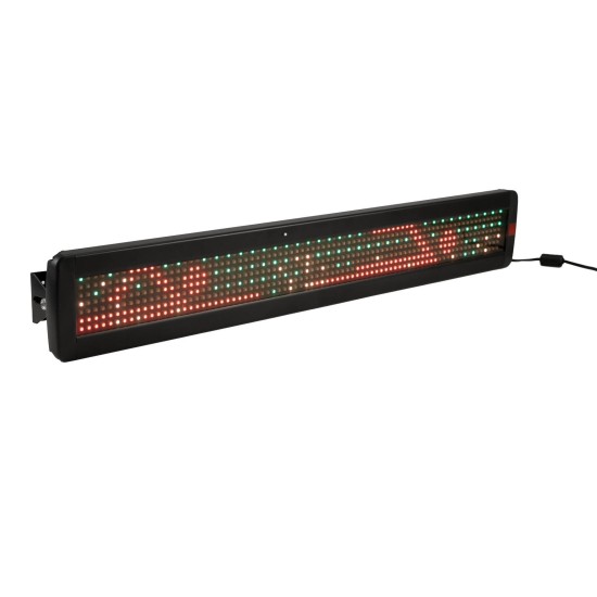 EUROLITE Insegna LED Scorrevole 7x80 USB LAN - Display Pubblicitario Programmabile
