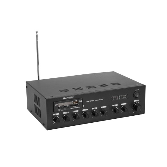 Amplificatore Mixer PA Omnitronic CPE-120P con Bluetooth e Controllo Remoto, 120W