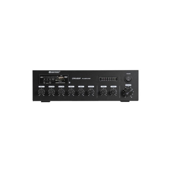 Amplificatore Mixer PA Omnitronic CPE-120P con Bluetooth e Controllo Remoto, 120W