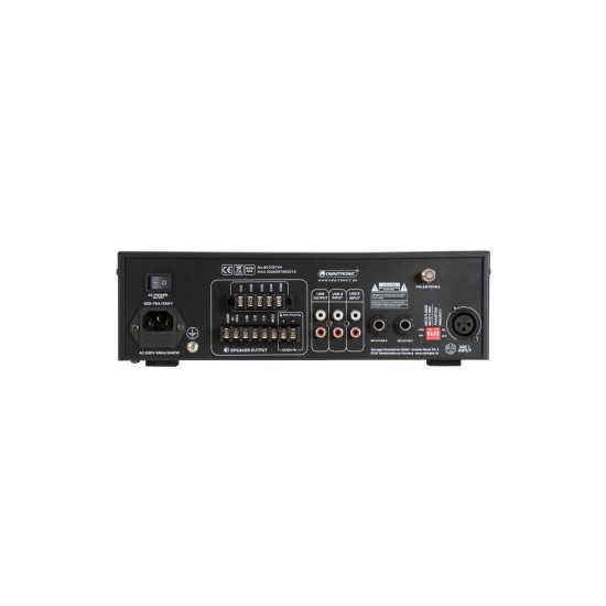 OMNITRONIC CPZ-120P Amplificatore Mixer ELA 4 Zone con Bluetooth e Telecomando 120W RMS