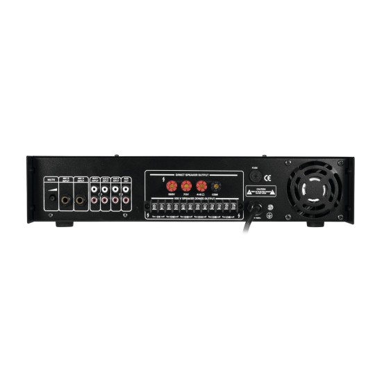 OMNITRONIC MPZ-650.6P: Amplificatore Mixer 6 Zone per Impianti ELA con USB e Telecomando
