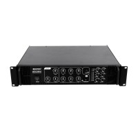 OMNITRONIC MPVZ-180.6: Amplificatore Mixer ELA a 6 Zone, 180W RMS per Installazioni Professionali