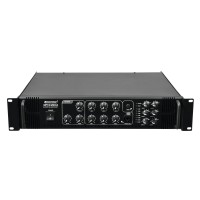 OMNITRONIC MPVZ-250.6: Amplificatore Mixer ELA Professionale 6 Zone, 250W RMS