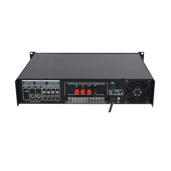 OMNITRONIC MPVZ-350.6 - Amplificatore Mixer ELA 6 Zone, 350W per Installazioni Professionali