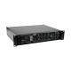 OMNITRONIC MPVZ-350.6P - Amplificatore Mixer ELA 6 Zone con Lettore USB/SD e Telecomando, 350W RMS
