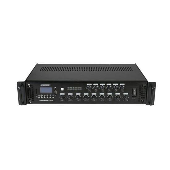 Amplificatore mixer PA OMNITRONIC MAVZ-360.6P a 6 zone - 360W RMS