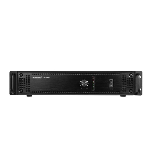 OMNITRONIC PAA-120 Amplificatore ELA 120W RMS Class AB per Installazioni Rack 19