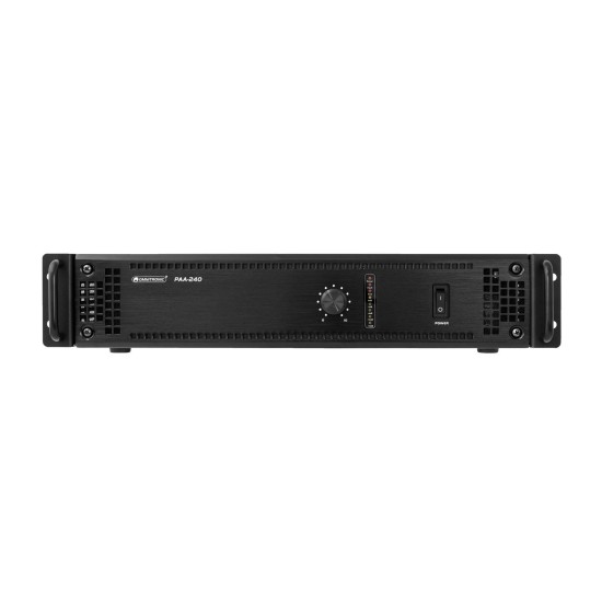 OMNITRONIC PAA-240 - Amplificatore ELA 240W RMS per Installazioni Professionali