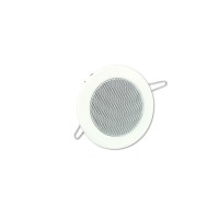 OMNITRONIC CS-2.5W Altoparlante da Soffitto Bianco - Audio Integrato a 100V, 6W RMS