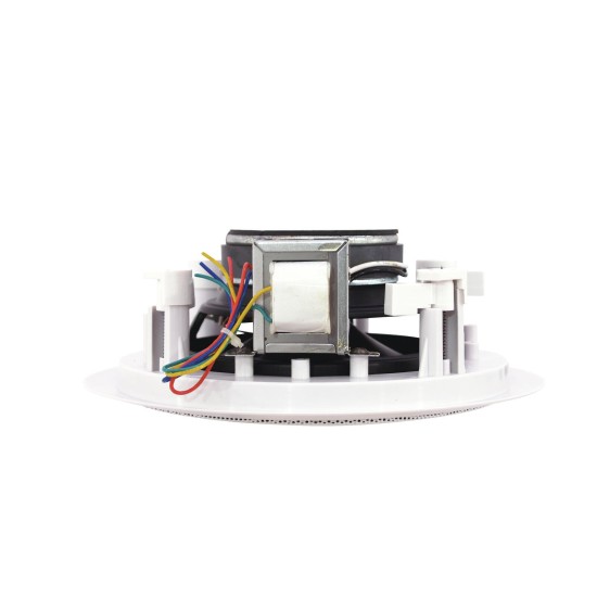 OMNITRONIC CST-6: Altoparlante da Incasso a 2 Vie per Soffitto con ELA Tecnica 100V, 20W RMS