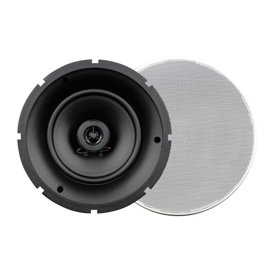 OMNITRONIC CSX-6 Altoparlante da Soffitto Bianco - Qualità Audio Eccellente, Installazione Facile