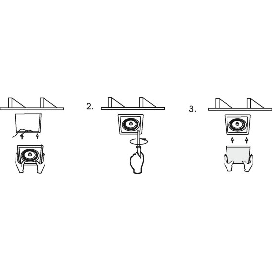 OMNITRONIC CSQ-6: Altoparlante Coassiale da Soffitto 2 Vie per Installazioni Professionali