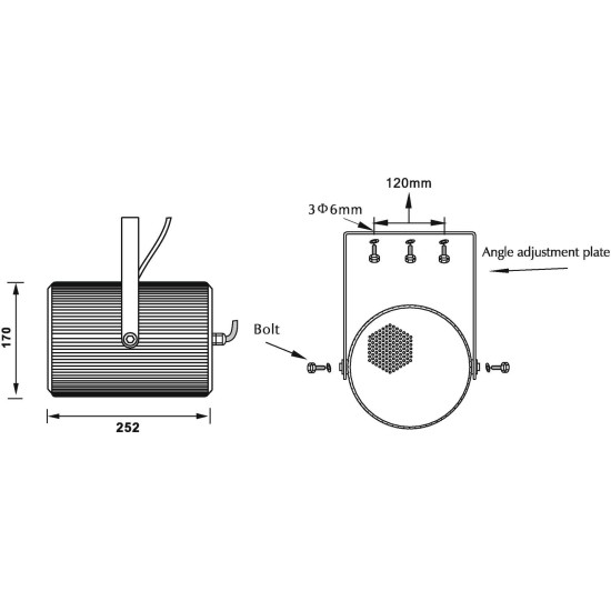 OMNITRONIC PS-20 Altoparlante 6.5
