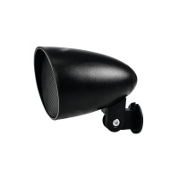 OMNITRONIC PS-2.5WB Altoparlanti da Parete Resistenti alle Intemperie, Set da 2, Nero