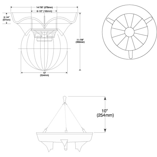 OMNITRONIC WP-10H Altoparlante da Soffitto 2 Vie, 30W RMS, 100V, Ideale per Ambienti Commerciali