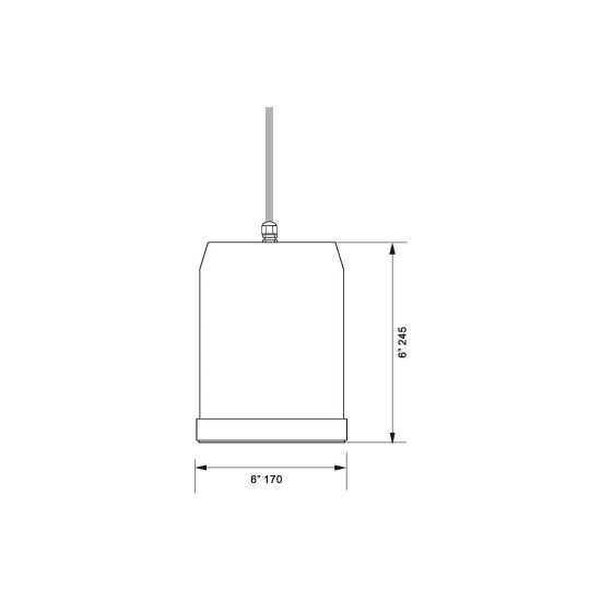 OMNITRONIC WP-15W Altoparlante da Soffitto IP44 per Installazioni Professionali
