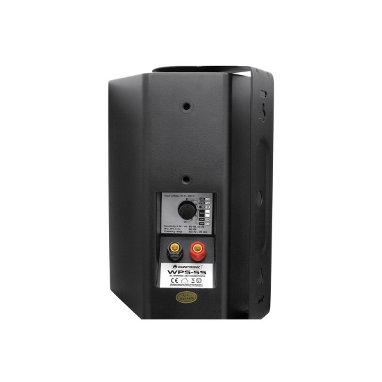 OMNITRONIC WPS-5S: Altoparlante da Parete ELA 100V 30W RMS per Ambienti Commerciali