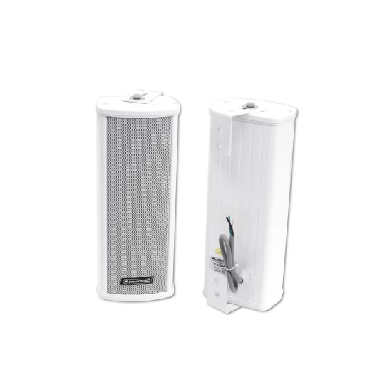 OMNITRONIC PCW-10: Colonna Audio IP44 per Esterni, Impermeabile per Ristoranti e Hotel