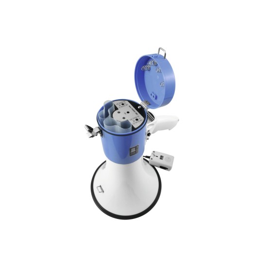 OMNITRONIC MP-25 Megafono 25W con Sirena e Microfono Portatile