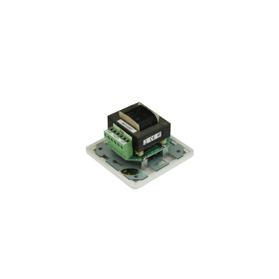 Regolatore Altoparlante OMNITRONIC 120W Mono Bianco con Relè 24V e Controllo Volume