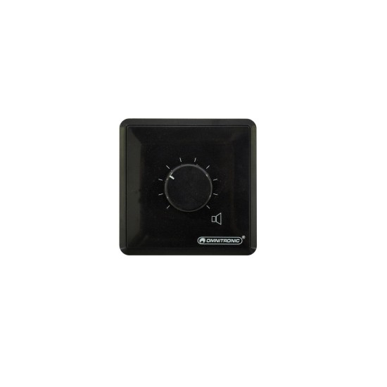 Controllo Volume Stereo Omnitronic 5W - Amplificatore e Altoparlanti 4 Ohm - Nero