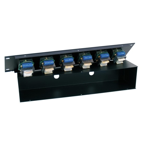 OMNITRONIC PA Controller 6 Zone Mono con Relè Priorità 24V e Controllo Volume 10W