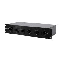 OMNITRONIC Volume Controller PA 6-Zone 20W, Priorità Emergenza 24V