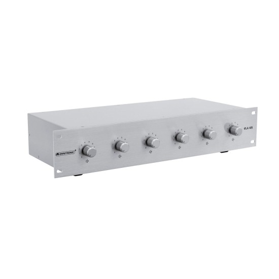 Controllo Volume Stereo a 6 Zone OMNITRONIC PA - Amplificatore 30W per Speaker 4 Ohm