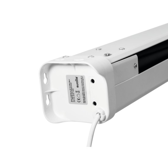 Schermo Motorizzato EUROLITE 16:9 300x168 cm per Home Entertainment e Eventi