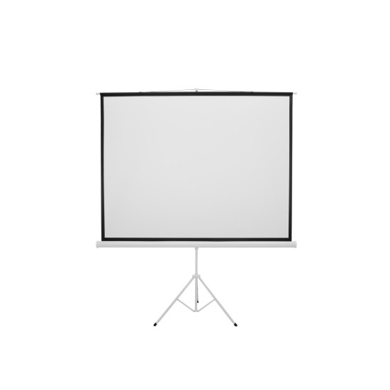 Schermo di Proiezione 4:3 con Treppiede EUROLITE - Ideale per Ufficio, Sala Conferenze e Outdoor