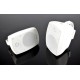 Coppia casse acustiche per esterno IP44 hi-fi da muro 60W bianche - BH4