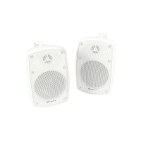 Coppia casse acustiche per esterno IP44 hi-fi da muro 60W bianche - BH4