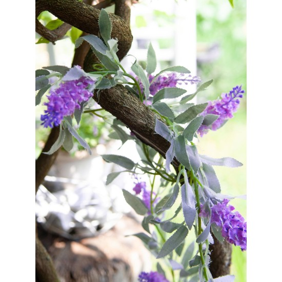 Ghirlanda Floreale EUROPALMS Rosa 180cm - Decorazione Artificiale Mediterranea