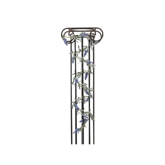 Ghirlanda Fiorita EUROPALMS Blu 180cm - Decorazione Artificiale Mediterranea