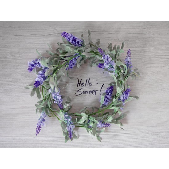 Ghirlanda Fiorita EUROPALMS Blu 180cm - Decorazione Artificiale Mediterranea