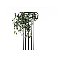 EUROPALMS Holland Ivy Bush Artificiale 60cm - Realistico Verde/Bianco, Foglie Densamente Disposte