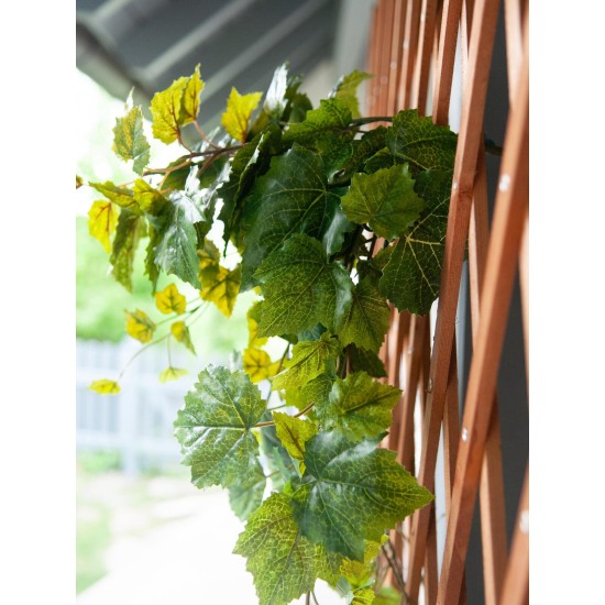 EUROPALMS Grape Bush Premium - Pianta Artificiale Malleabile 50cm per Uso Esterno