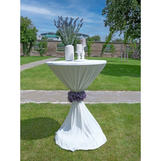 Ghirlanda di Lavanda Artificiale Rosa 180cm per Decorazioni Esterne - EUROPALMS