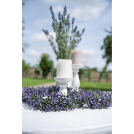 Ghirlanda di Lavanda Artificiale EUROPALMS, 180cm, Decorazione Esterni ed Interni