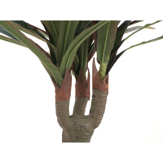 EUROPALMS Dracena Artificiale 120cm - Pianta Decorativa da Interno/Esterno