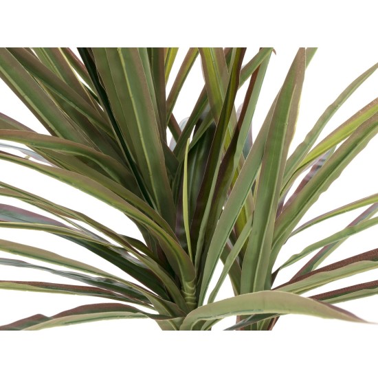 EUROPALMS Dracena Artificiale 120cm - Pianta Decorativa da Interno/Esterno