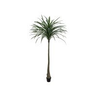EUROPALMS Dracena Artificiale Verde 220cm - Effetto Realistico e Design Moderno