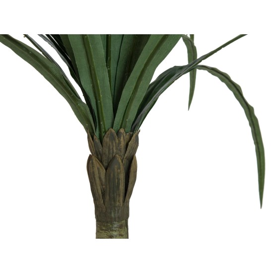 EUROPALMS Dracena Artificiale Verde 220cm - Effetto Realistico e Design Moderno