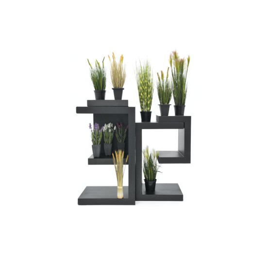 EUROPALMS Pianta Artificiale in Vaso, 60cm - Moor-grass Decorativo per Interni