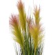 EUROPALMS Feather Grass Artificiale 90cm Rosé con Fiori Rosa Chiaro