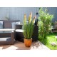 EUROPALMS Feather Grass Artificiale 90cm Rosé con Fiori Rosa Chiaro