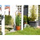 EUROPALMS Feather Grass Artificiale 90cm Rosé con Fiori Rosa Chiaro