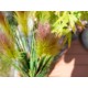 EUROPALMS Feather Grass Artificiale 90cm Rosé con Fiori Rosa Chiaro