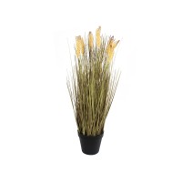 EUROPALMS Spiga di Grano Artificiale 60cm - Decorazione Autunnale per Vetrine e Outdoor